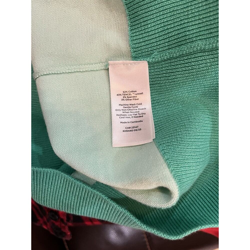 Talbots Charming Shell Two Tone Stripe Size L - image 6